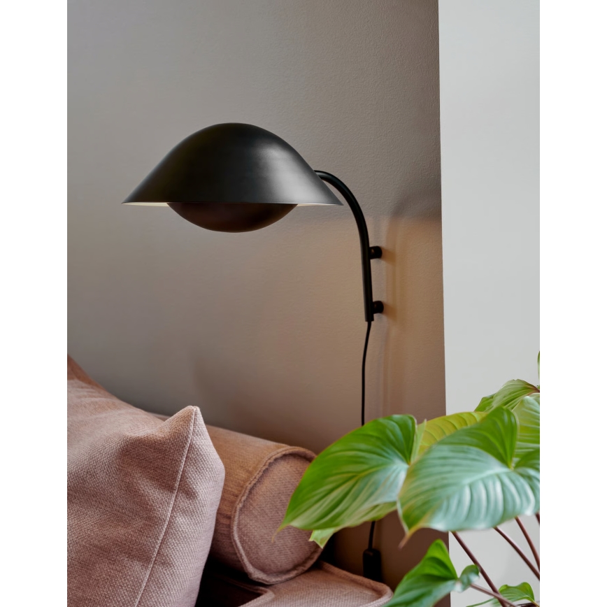 Nordlux - Επιτοίχιο φωτιστικό FREYA 1xE14/40W/230V μαύρο