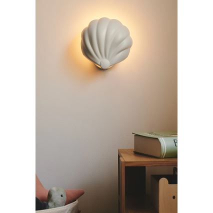 Nordlux - Επιτοίχιο φωτιστικό KONCHI 1xE14/25W/230V λευκό