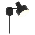 Nordlux - Επιτοίχιο φωτιστικό MATIS 1xE27/15W/230V μαύρο
