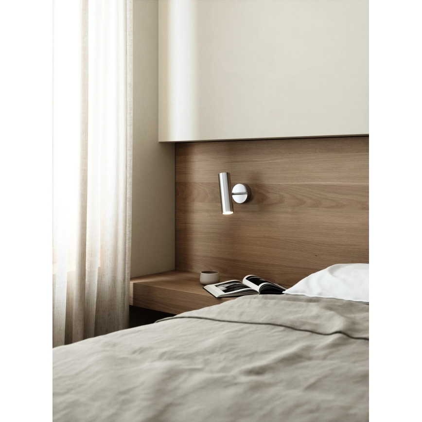 Nordlux - Επιτοίχιο σποτ MIB 1xGU10/20W/230V γυαλιστερό χρώμιο