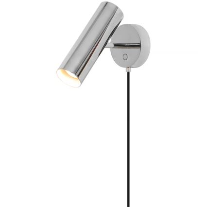 Nordlux - Επιτοίχιο σποτ MIB 1xGU10/20W/230V γυαλιστερό χρώμιο