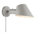 Nordlux - Επιτοίχιο φωτιστικό STAY 1xE27/60W/230V γκρι