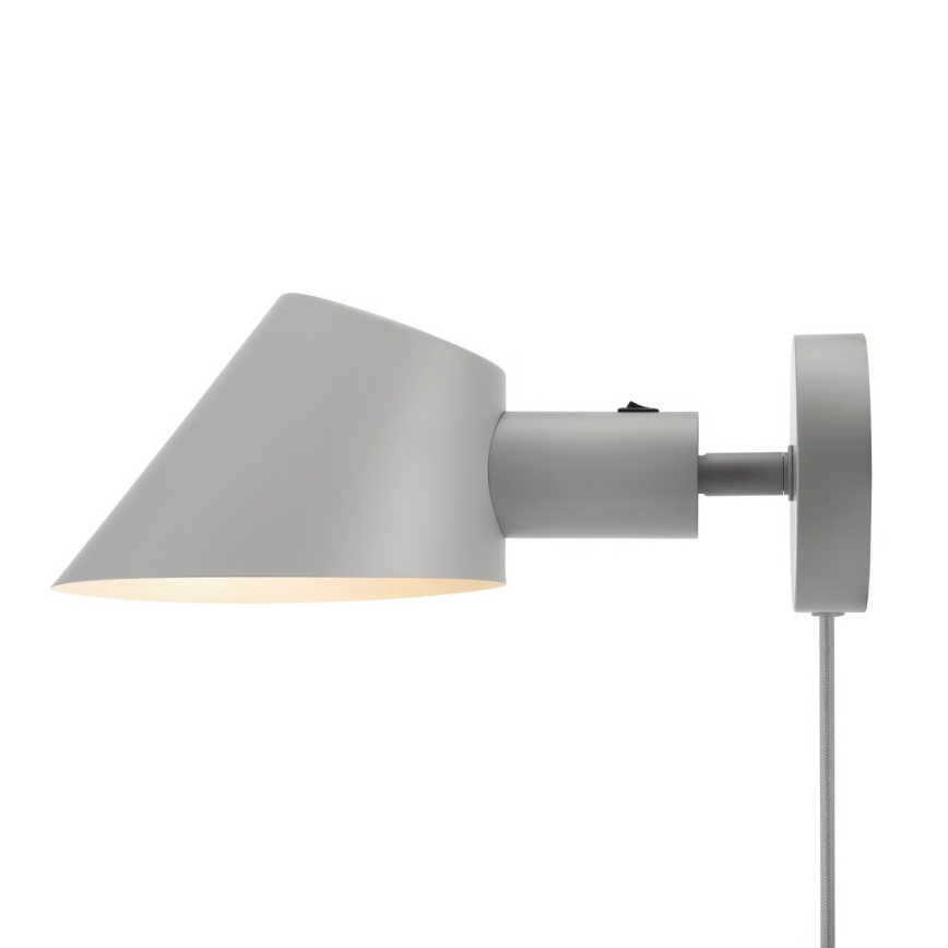 Nordlux - Επιτοίχιο φωτιστικό STAY 1xE27/60W/230V γκρι