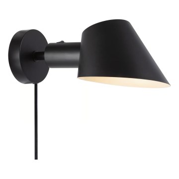 Nordlux - Επιτοίχιο φωτιστικό STAY 1xE27/60W/230V μαύρο