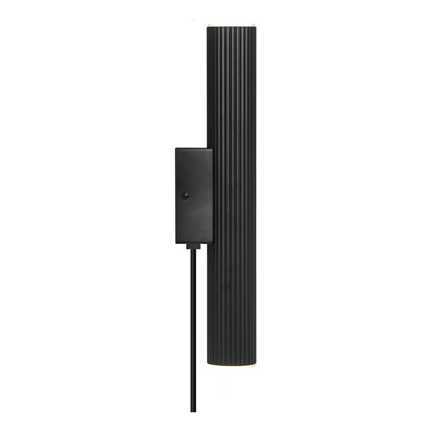 Nordlux - Επιτοίχιο φωτιστικό VICO 2xGU10/5W/230V μαύρο