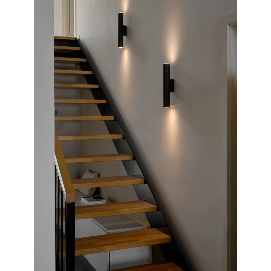 Nordlux - Επιτοίχιο φωτιστικό VICO 2xGU10/5W/230V μαύρο