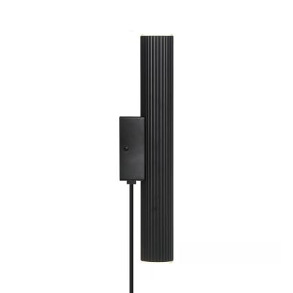 Nordlux - Επιτοίχιο φωτιστικό VICO 2xGU10/5W/230V μαύρο