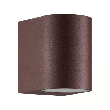 Nordlux - Επιτοίχιο φωτιστικό εξωτερικού χώρου DION 1xGU10/25W/230V IP44 rezavá