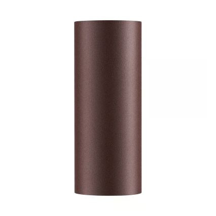 Nordlux - Επιτοίχιο φωτιστικό εξωτερικού χώρου DION 2xGU10/25W/230V IP44 rezavá