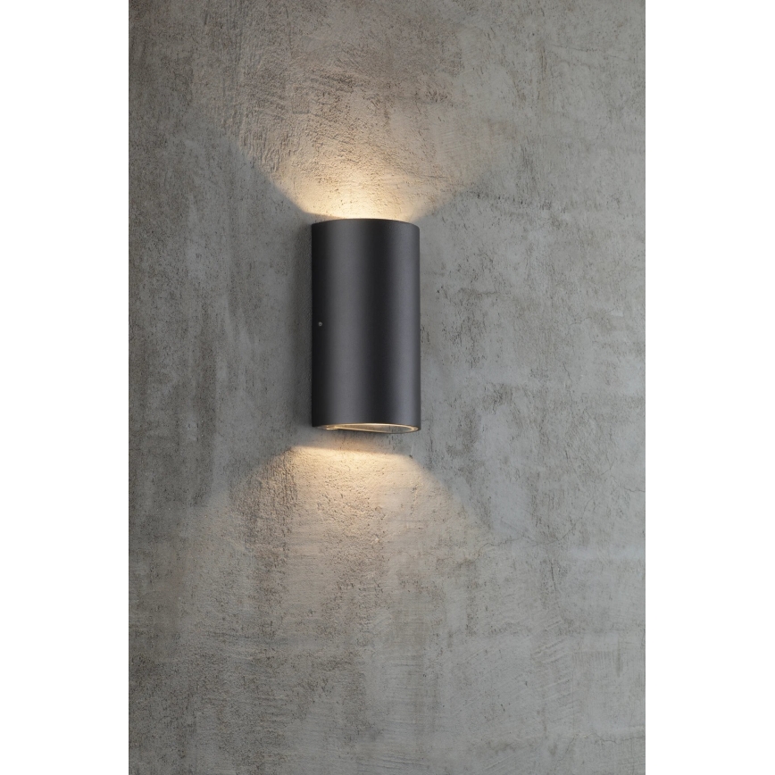 Nordlux - Επιτοίχιο φωτιστικό εξωτερικού χώρου LED ROLD LED/10,5W/230V 3000K IP54 μαύρο