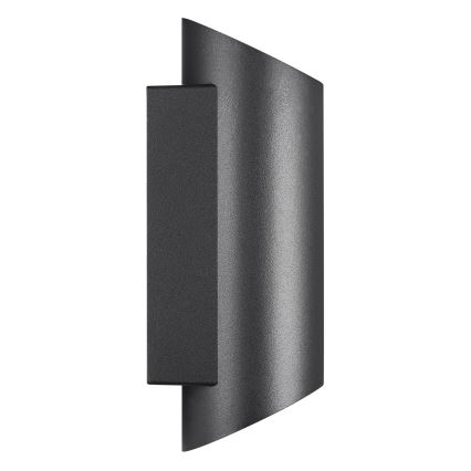Nordlux - Επιτοίχιο φωτιστικό εξωτερικού χώρου NICO 2xGU10/35W/230V IP54 μαύρο