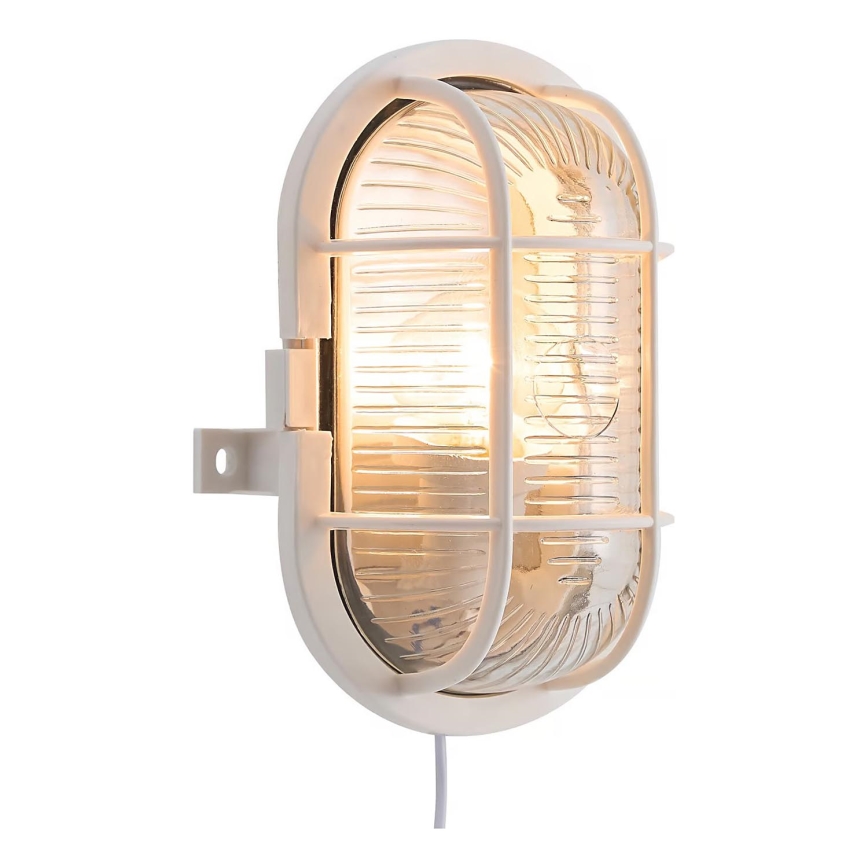Nordlux - Επιτοίχιο φωτιστικό εξωτερικού χώρου SKOTLAMPE 1xE27/60W/230V IP44 λευκό