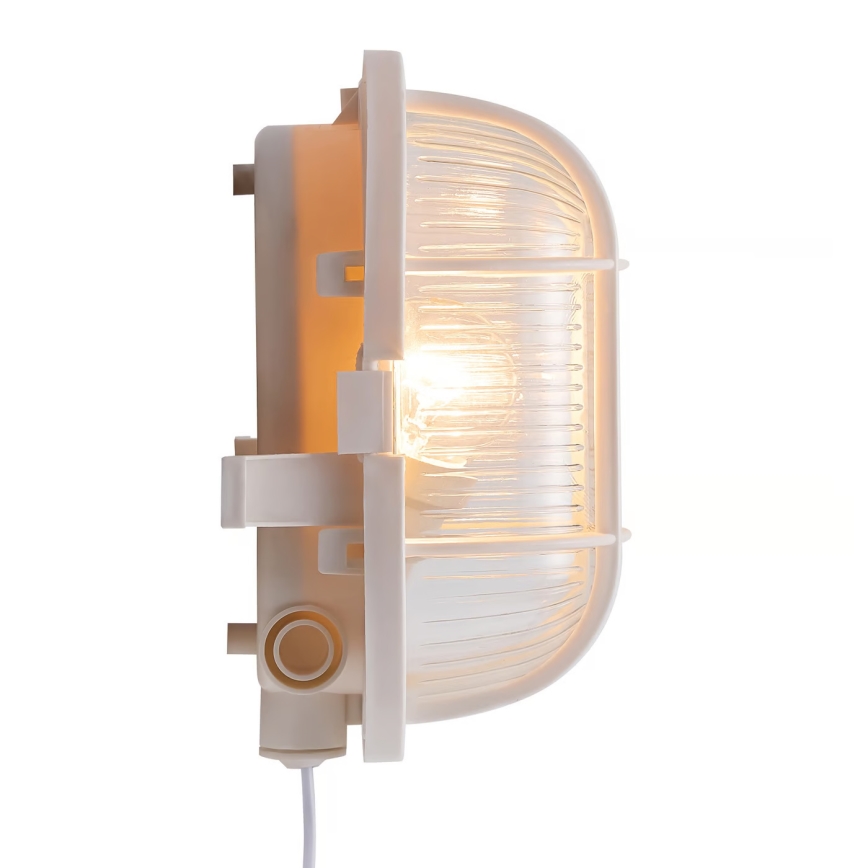Nordlux - Επιτοίχιο φωτιστικό εξωτερικού χώρου SKOTLAMPE 1xE27/60W/230V IP44 λευκό
