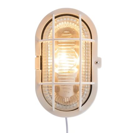 Nordlux - Επιτοίχιο φωτιστικό εξωτερικού χώρου SKOTLAMPE 1xE27/60W/230V IP44 λευκό