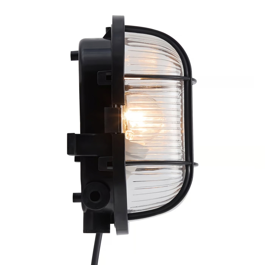 Nordlux - Επιτοίχιο φωτιστικό εξωτερικού χώρου SKOTLAMPE 1xE27/60W/230V IP44 μαύρο