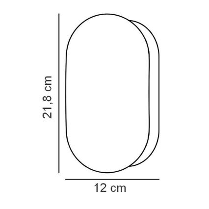 Nordlux - Επιτοίχιο φωτιστικό μπάνιου FOAM 1xE27/55W/230V IP44 μαύρο