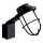 Nordlux - Επιτοίχιο φωτιστικό μπάνιου MARINA 1xG9/40W/230V IP44 μαύρο