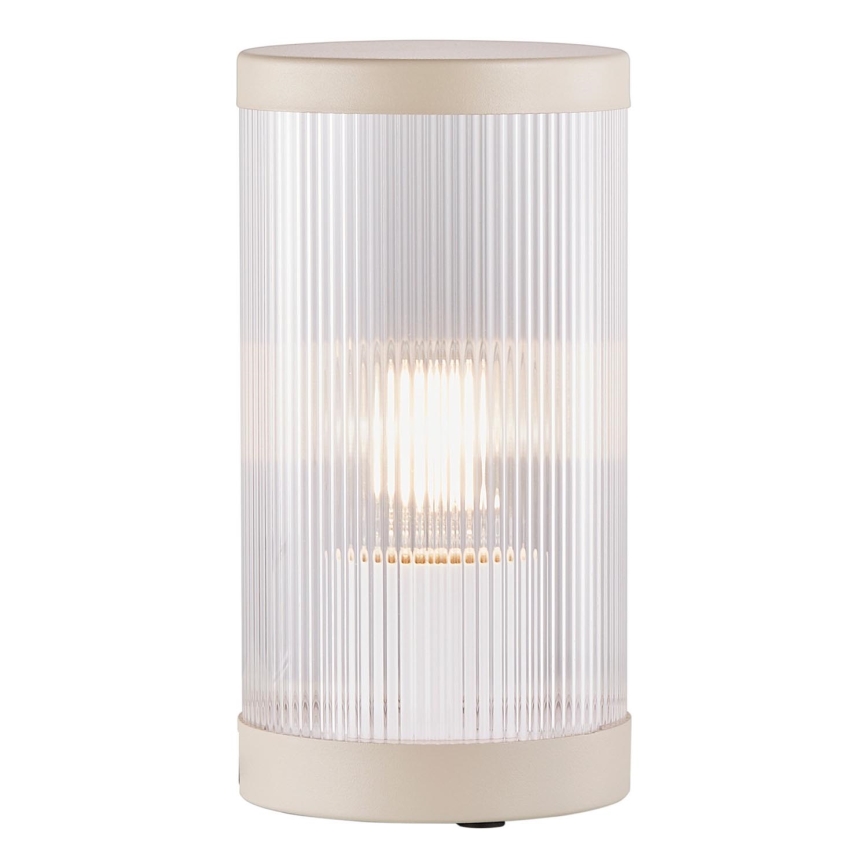 Nordlux - Επιτραπέζια λάμπα εξωτερικού χώρου COUPAR 1xE27/25W/230V IP54 μπεζ