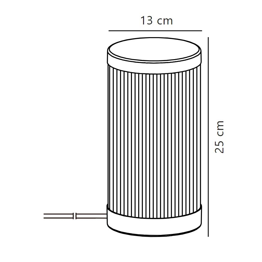 Nordlux - Επιτραπέζια λάμπα εξωτερικού χώρου COUPAR 1xE27/25W/230V IP54 μπεζ