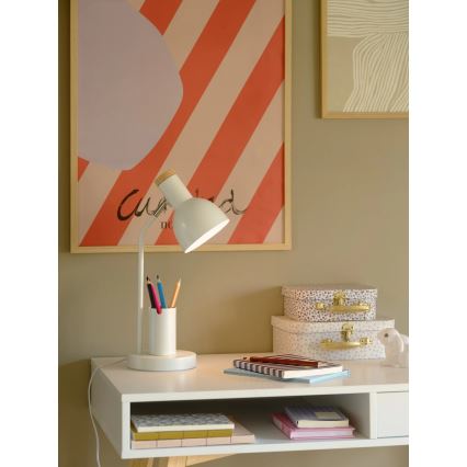 Nordlux - Επιτραπέζιο φωτιστικό DEVONE 1xE27/15W/230V λευκό