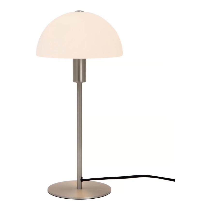Nordlux - Επιτραπέζιο φωτιστικό ELLEN 1xE14/40W/230V ματ χρώμιο/λευκό