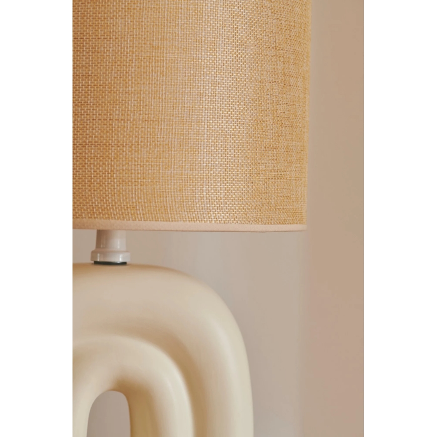 Nordlux - Επιτραπέζιο φωτιστικό HAZE 1xE27/40W/230V μπεζ