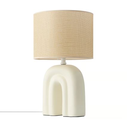 Nordlux - Επιτραπέζιο φωτιστικό HAZE 1xE27/40W/230V μπεζ