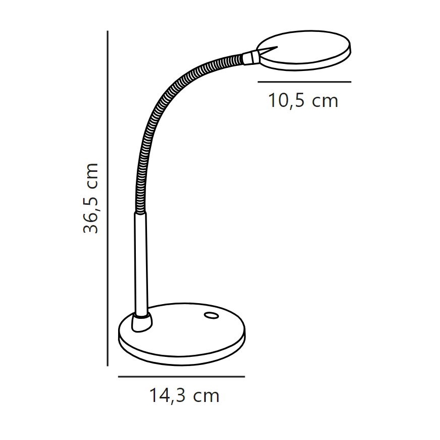 Nordlux - Επιτραπέζιο φωτιστικό LED DOVE LED/4,5W/230V