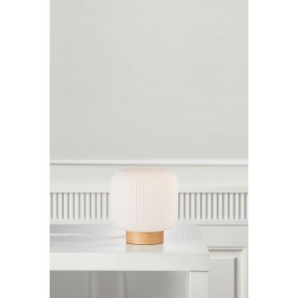 Nordlux - Επιτραπέζιο φωτιστικό MILFORD 1xE27/40W/230V μπεζ