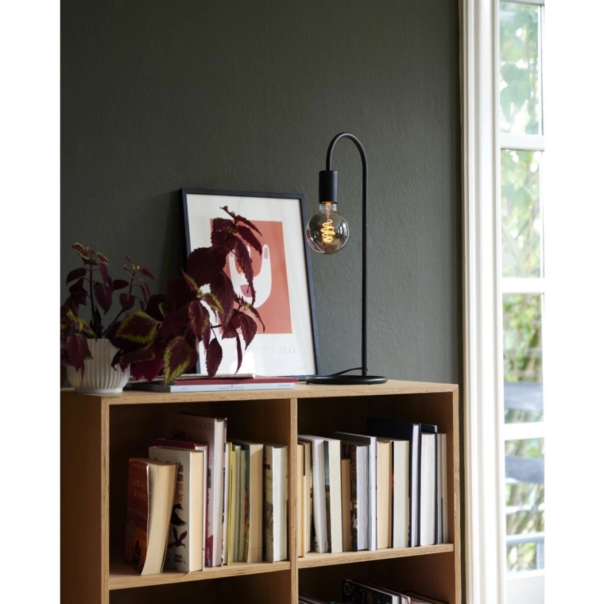 Nordlux - Επιτραπέζιο φωτιστικό PACO 1xE27/25W/230V μαύρο