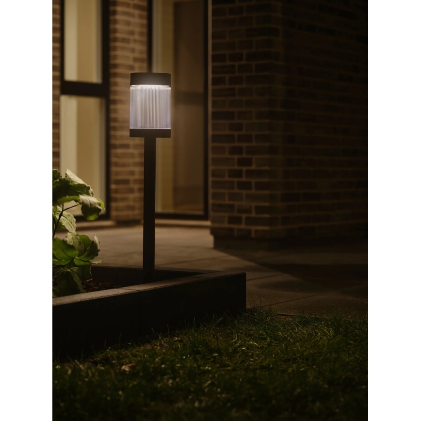 Nordlux - Ηλιακή λάμπα LED COUPAR LED/3,2W/5V 3000K IP44 μαύρο