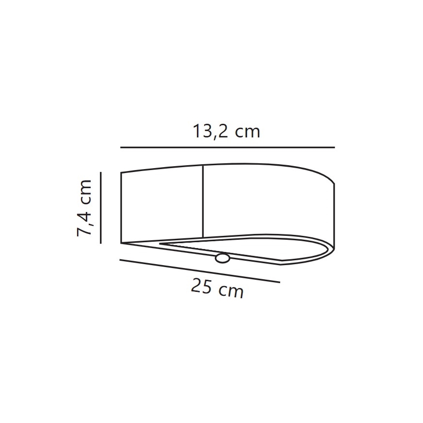 Nordlux - Ηλιακό φωτιστικό τοίχου LED με αισθητήρα MONAY LED/5W/5V 3000K IP44