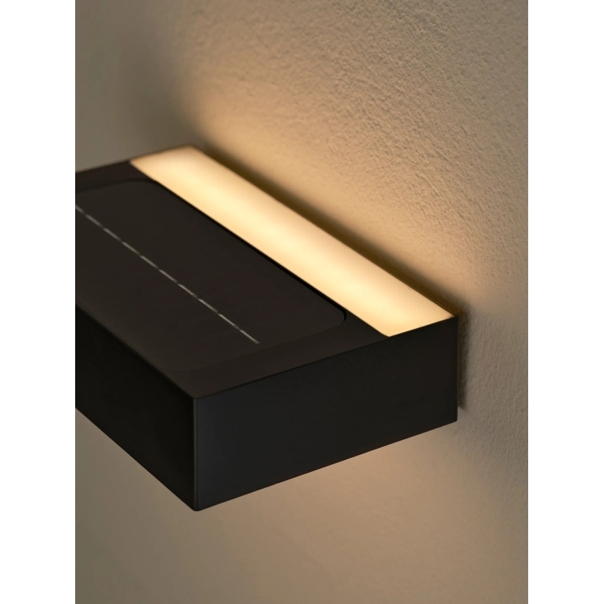 Nordlux - Ηλιακό φωτιστικό τοίχου LED με αισθητήρα MONAY LED/5W/5V 3000K IP44