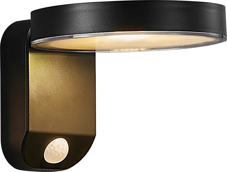 Nordlux - Ηλιακό φωτιστικό τοίχου LED με αισθητήρα RICA LED/5W/3,7V IP44 στρογγυλό