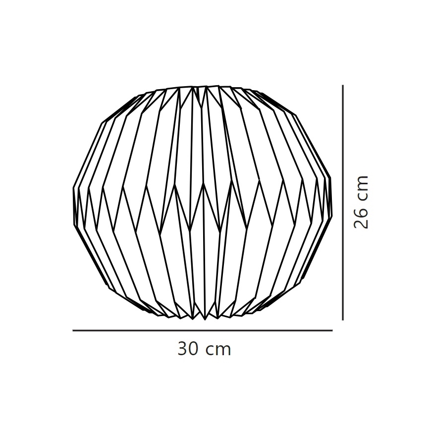 Nordlux - Καπέλο για πολυέλαιο BELLOY E27 διάμ. 30 εκ.