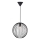 Nordlux - Κρεμαστό φωτιστικό BERONI με καλώδιο 1xE27/60W/230V μαύρο