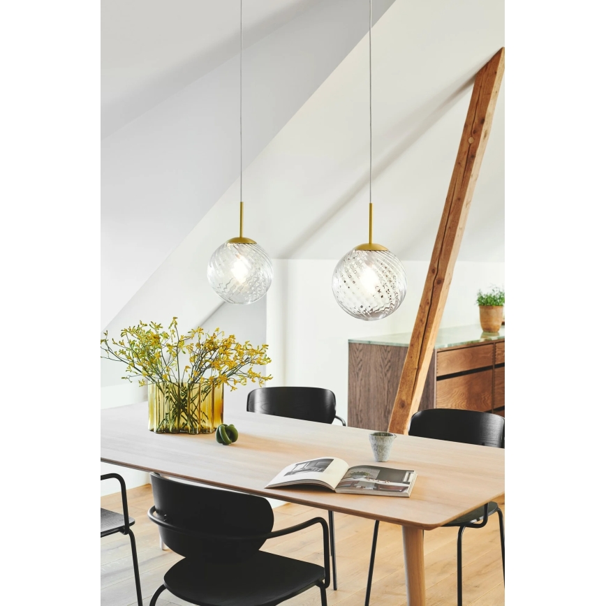 Nordlux - Κρεμαστό φωτιστικό CHISELL με καλώδιο 1xE27/40W/230V