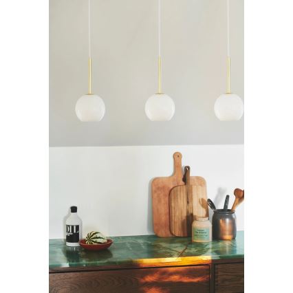 Nordlux - Κρεμαστό φωτιστικό FRANCA σε καλώδιο 1xE14/40W/230V λευκό