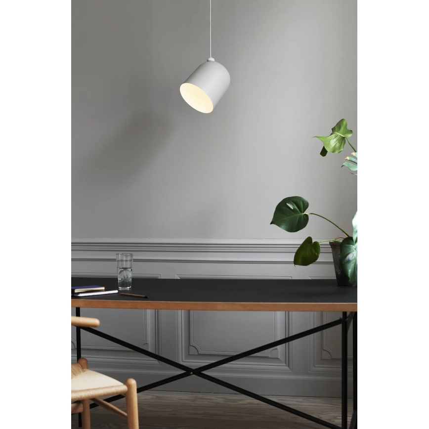 Nordlux - Κρεμαστό φωτιστικό με καλώδιο ANGLE 1xE27/25W/230V λευκό
