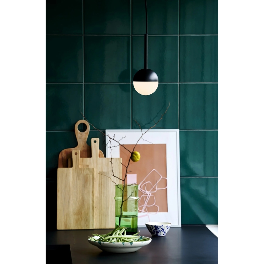 Nordlux - Κρεμαστό φωτιστικό με καλώδιο CONTINA 1xG9/5W/230V μαύρο