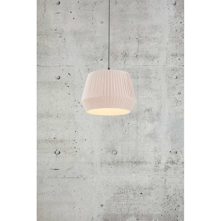 Nordlux - Κρεμαστό φωτιστικό με καλώδιο DICTE 1xE27/60W/230V διάμ. 40 cm μπεζ
