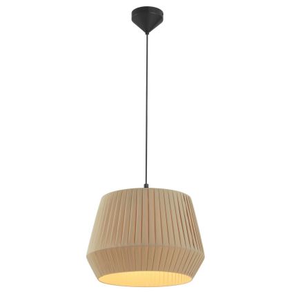 Nordlux - Κρεμαστό φωτιστικό με καλώδιο DICTE 1xE27/60W/230V διάμ. 40 cm μπεζ