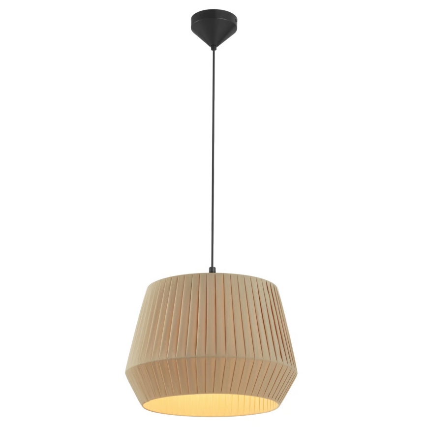 Nordlux - Κρεμαστό φωτιστικό με καλώδιο DICTE 1xE27/60W/230V διάμ. 40 cm μπεζ