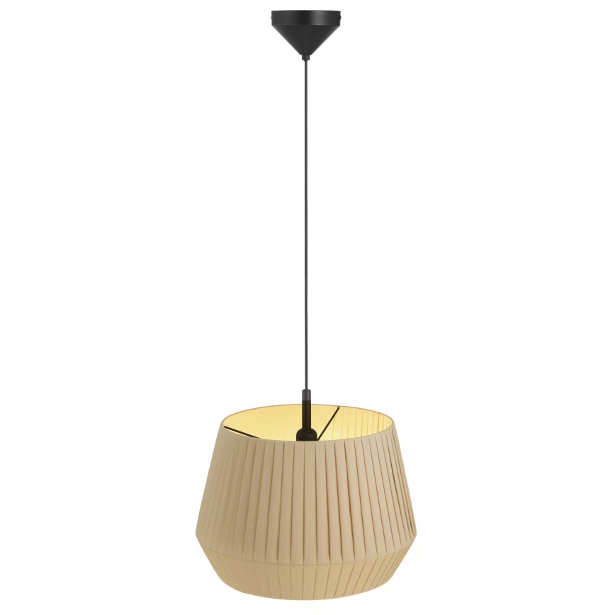 Nordlux - Κρεμαστό φωτιστικό με καλώδιο DICTE 1xE27/60W/230V διάμ. 40 cm μπεζ