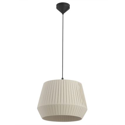 Nordlux - Κρεμαστό φωτιστικό με καλώδιο DICTE 1xE27/60W/230V διάμ. 40 cm μπεζ