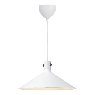 Nordlux - Κρεμαστό φωτιστικό με καλώδιο DORINA 1xE27/60W/230V λευκό