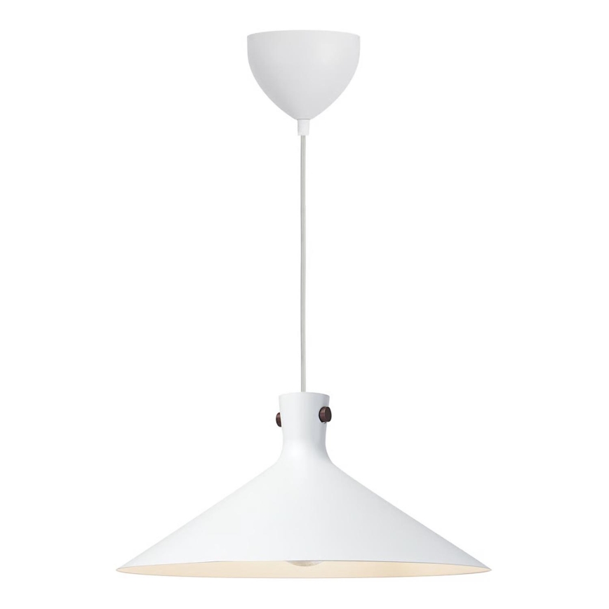 Nordlux - Κρεμαστό φωτιστικό με καλώδιο DORINA 1xE27/60W/230V λευκό