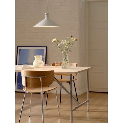 Nordlux - Κρεμαστό φωτιστικό με καλώδιο DORINA 1xE27/60W/230V λευκό