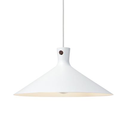 Nordlux - Κρεμαστό φωτιστικό με καλώδιο DORINA 1xE27/60W/230V λευκό