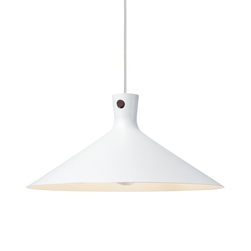 Nordlux - Κρεμαστό φωτιστικό με καλώδιο DORINA 1xE27/60W/230V λευκό